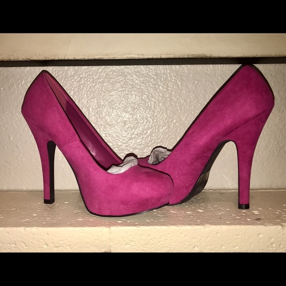 NWT Hot pink heels - Picture 1 of 3